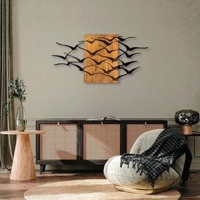 Acessório de Parede Decorativo MA – Nogueira/Preto – 70 x 140 cm