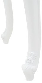 Mesa de jantar 179x89x81 cm branco brilhante