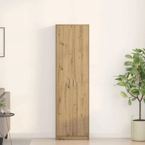 vidaXL Guarda-roupa Carvalho Artisan 55x25x189 cm Madeira Engenharia