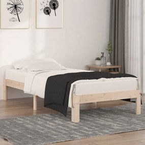 810330 vidaXL Estrutura de cama solteiro 90x190 cm madeira maciça