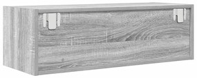 Móveis de TV 2pcs 80x31x25,5cm deriv. madeira sonoma cinzento