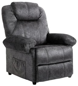 Poltrona Reclinável Gusto - Preto - Design Moderno