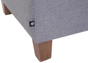 Conjunto de 2 bancos Pharao 46 x 45 x 45 cm Cinzento claro