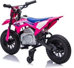 Mota eletrica bateria 12V para Crianças HONDA CFR450R Rosa