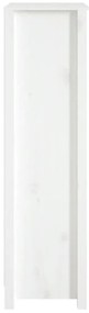 Estante 50x35x125,5 cm madeira de pinho maciça branco