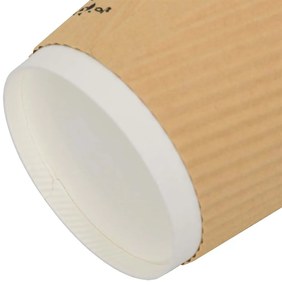 Copos de café de papel 500 pcs 8oz 200ml castanho