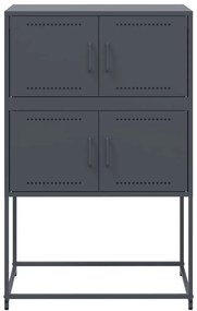 Aparador 68,5x38,5x107 cm aço antracite