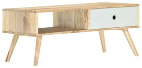 Mesa de centro 90x50x40 cm madeira de mangueira maciça