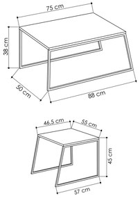 Estante Box – Branco e Azul – 80x170x22 cm