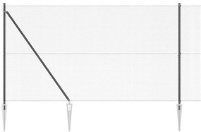Cerca de Fio Soldada com 13 Estacas Cinzas 1.6x25 m Aço