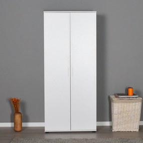Roupeiro "Aurelio" – Branco – 80 x 187 x 47 cm – Design Moderno
