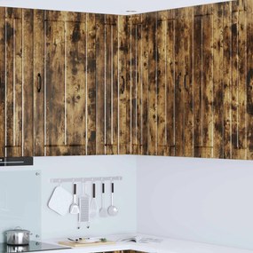 vidaXL Armário de Cozinha Carvalho Defumado 57 x 57 x 100 cm