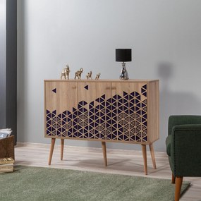 Console Mega – Carvalho Sonoma – 120x90x36 cm