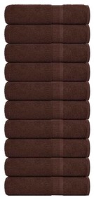 Toalhas de banho 10 pcs 100x150 cm 360gsm 100% algodão castanho