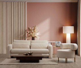 Sofá de 2 Lugares Lily – Creme – 180 cm x 97 cm x 73 cm