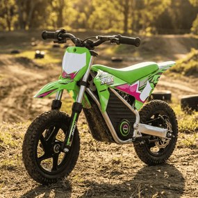 Mini moto elétrica para crianças Minicross electrica 250W 12/12"  Warrior MX-E250 Verde