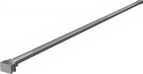 Mexen suporte simples para divisória de duche 6-8 mm, gun metal - 800-01-95
