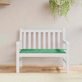 Almofadão p/ banco de jardim 120x50x4cm tecido oxford verde