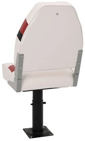 Assentos de barco 2 pcs c/ pedestais ajustáveis e rotação 360°