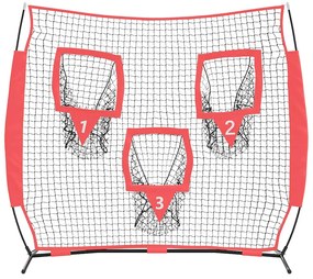 Beisebol &amp; Softbol Preto 214.5 x 89.5 x 181 cm Poliéster