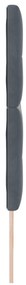 Cabeceira vidaXL Botonê Cinza Escuro 180 cm Veludo