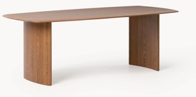 Mesa de jantar em madeira maciça de carvalho artesanal Chandler