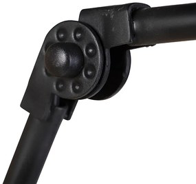 Candeeiro de parede industrial preto ajustável - Wye