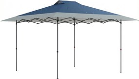 Outsunny Pavilhão aprox. 4x4 m Impermeável Estável Resistente ao Inverno Pop-up Dobrável com Fecho de um Passo UV 50+ | Aosom Portugal