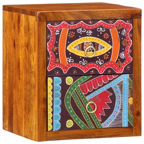 Mesa de Cabeceira 35x30x40 cm Madeira Maciça Acácia