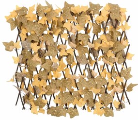 Treliça de ácer artificial extensível 5 pcs 180x60 cm laranja