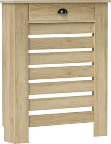 Cobertura para Radiador com Gaveta Cobertura para Radiador de MDF para Sala de Estar Dormitório Corredor 78x19x95,5 cm cor Carvalho