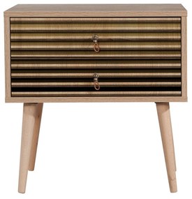 Mesa de Cabeceira Two – Carvalho Sonoma – 60 cm x 61 cm x 40 cm