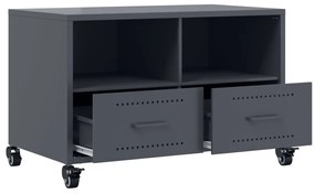 Móvel de TV 68x39x43,5 cm aço antracite