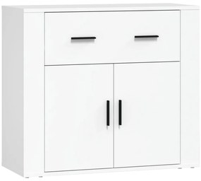 Aparadores 3 pcs madeira processada branco