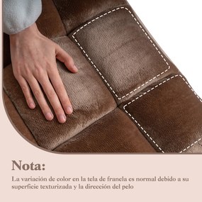 Sofá de chão dobrável 60 x 49,5 x 51 cm com encosto de 14 posições e enchimento de espuma macia para meditação, leitura e yoga Castanho