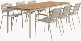 Conjunto de mobiliário de jardim Mood Nova, conjunto de 7