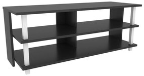 Móvel TV Pueblo – Branco e Antracite – 120 cm x 44,6 cm x 47,4 cm