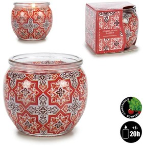 Vela Perfumada Romã 7,5 x 6,3 x 7,5 cm (12 Unidades)