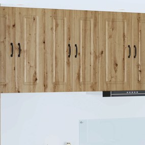 vidaXL Armário de Cozinha Kalmar Carvalho Artesanal 30 x 31 x 80 cm