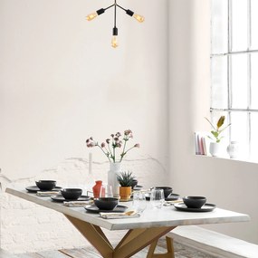 Candeeiro Chandelier Sparrow – Preto – 34 x 10 cm