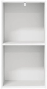 Estante com 2 prateleiras 40x30x76,5 cm contraplacado branco
