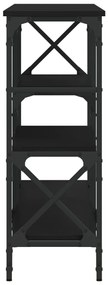 Mesa consola 150x29x76,5 cm derivados de madeira preto