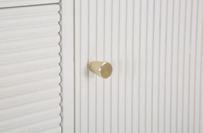 ARMÁRIO MATERA BRANCO E CASTANHO 117X37X90 CM
