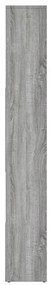 Estante 67x24x161 cm derivados de madeira sonoma cinza