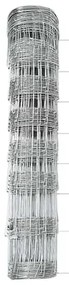 Postes de Cerca vidaXL 11 pcs U-Channel 80 cm Aço Galvanizado