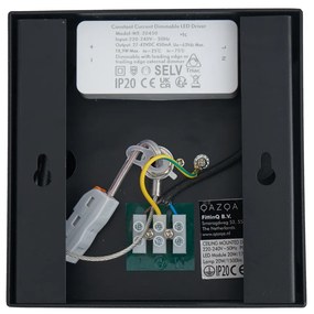 Foco de superfície moderno preto com LED regulável - Dionysos Moderno