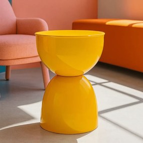 MESA DE APOIO YAO Ø 31X46 CM AMARELO