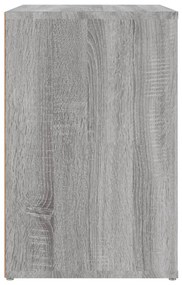 Sapateira 130x35x54 cm derivados de madeira cinzento sonoma