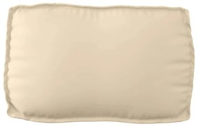 Cojin de Pallet para Encosto Bege 70x40x12 cm Tecido Oxford