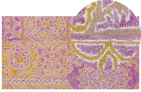 Tapete de lã multicolor 80 x 150 cm AVANOS Beliani